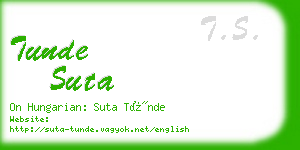 tunde suta business card